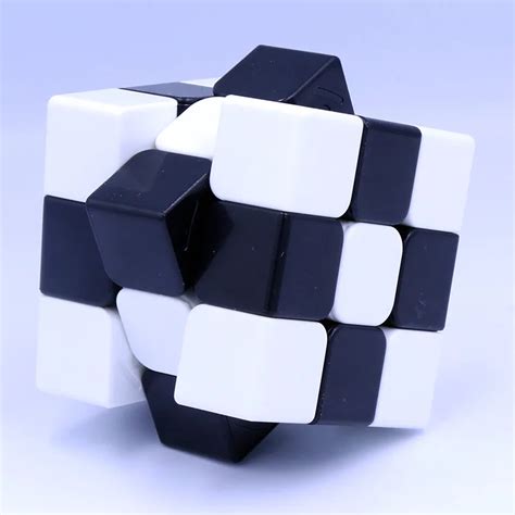 3x3x3 Black And White Speed Cube Puzzle Fidget Toys Playfidgettoy