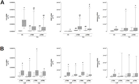 Il 8 Left Panel Vegf Middle And Elastase Right Mrna Expression