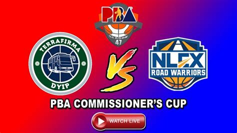 Terrafirma Dyip Vs Nlex Road Warriors Pba Live Today Pba Play By Play