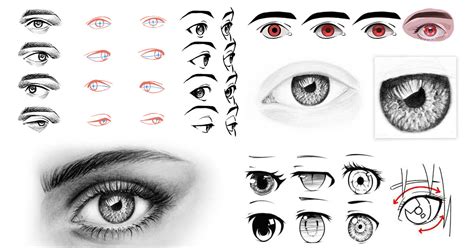 Dibujos A Lapiz Faciles De Ojos