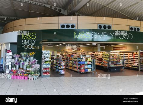 M&S Simply food store Winchester service station M3 motorway between ...