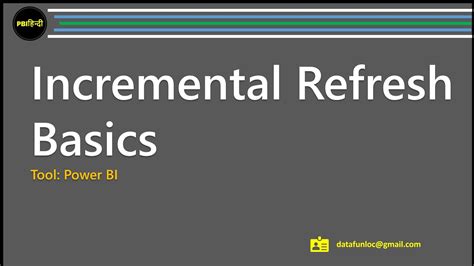 Incremental Refresh Basics In Power Bi Open Live Session On