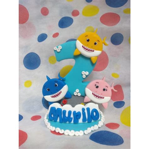 Vela Baby Shark Biscuit Shopee Brasil