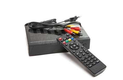 Digital Receiver with Remote Control Stock Photo - Image of ...