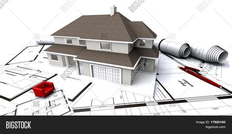 House Mockup On Architects Image And Photo Bigstock