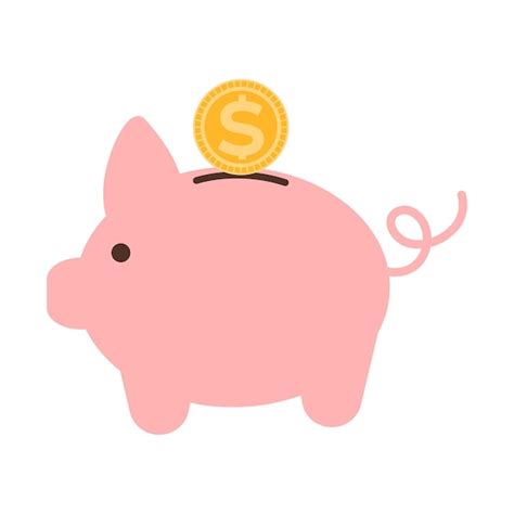 Premium Vector Piggy Bank Icon