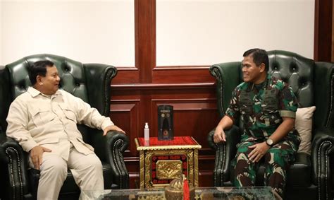 Menhan Prabowo Ke KSAL Perkuat TNI Matra Laut Indonesia Parlemen