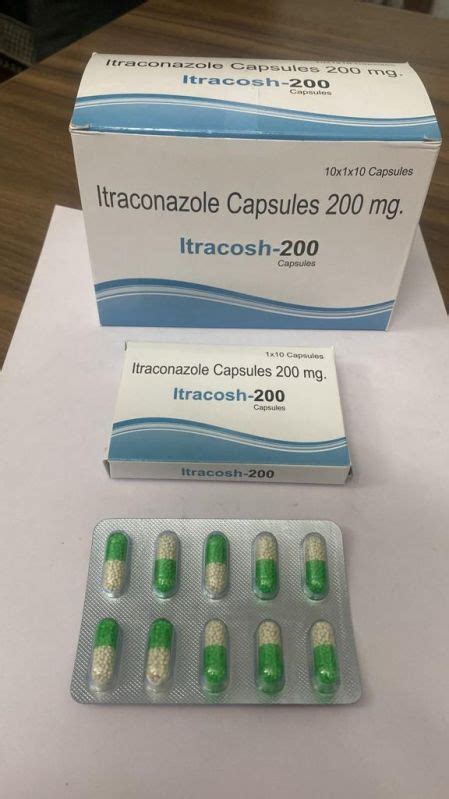 Itracosh Itraconazole Mg Capsules Packaging Type Blister Pack At