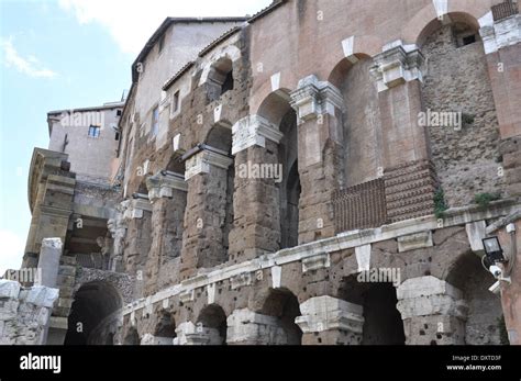 Theatre Of Marcellus Rome Stock Photo Alamy