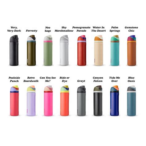 Thermos Are Different Colors And Sizes For Each Type Of Water Bottle