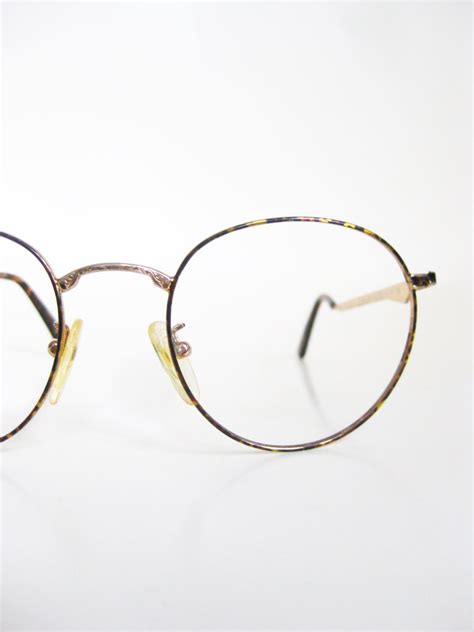 Vintage 1980s Round Eyeglasses Womens P3 Frames Glasses