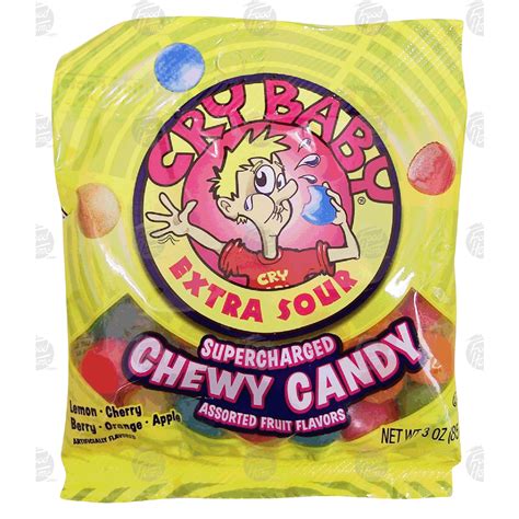 Cry Baby Extra Sour Supercharged Chewy Candy 3oz