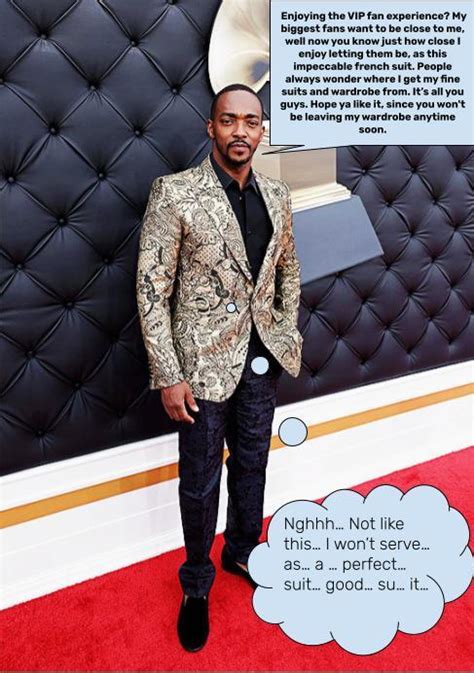 Transformed into Anthony Mackie's suits - caption by ...