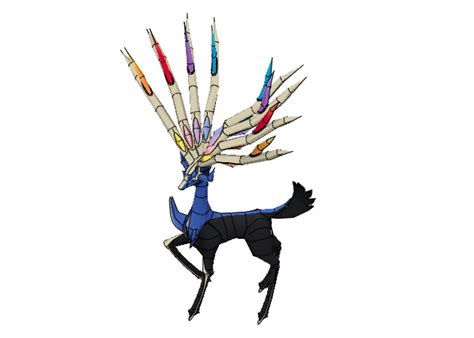 Pokemon Xerneas Kit168 Shop Đồ Chơi Mô Hình Giấy Papercraft Toy