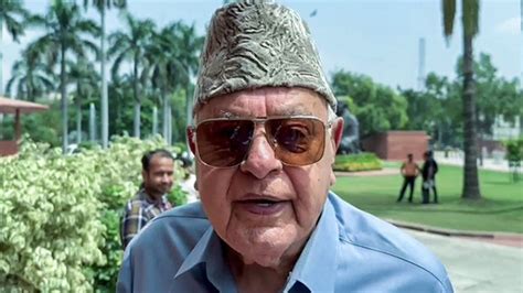 ‘let Opposition Survive Farooq Abdullah Takes Dig At Bjp Over Ed Raids