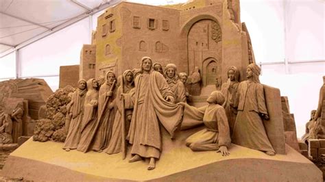 Jesolo Sand Nativity Il Presepe Di Sabbia Pi Celebre Torna L Dicembre