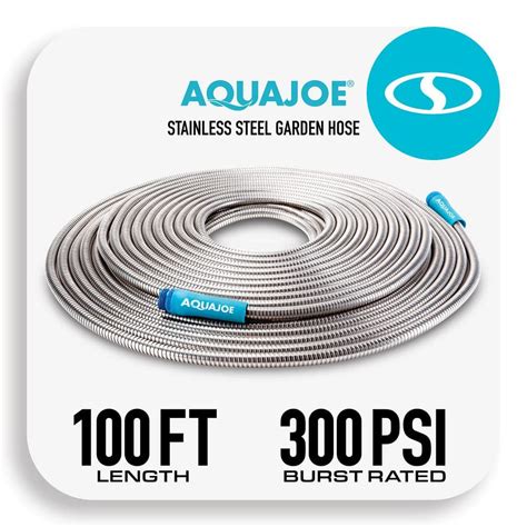 Aqua Joe Indestructible 1 2 In Dia X 100 Ft Heavy Duty Spiral