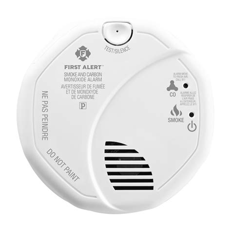 Smoke And Carbon Monoxide Detector With Strobe Light Battery Operated