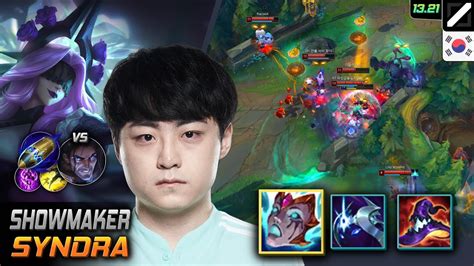 Showmaker Syndra Mid Build Liandry S Anguish First Strike Lol Kr