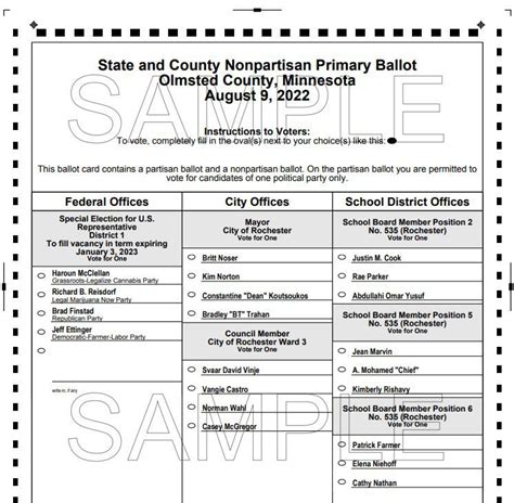 Primary Ballot 2025 James C Parks