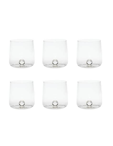 Zafferano Bilia Tumbler Set Of 6 Transparent