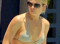 LeAnn Rimes Bikini Candids The Nip Slip