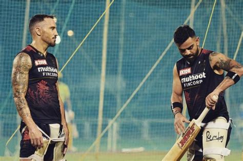 Ipl Faf Du Plessis Shares Thoughts On Playing With Virat Kohli