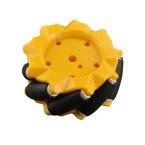 Mecanum Wheel Omnidirectional Wheel Mm A Yellow Set Of L R