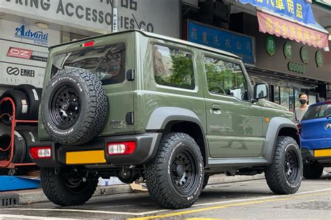 Suzuki Jimny Jb American Racing Outlaw Satin Black Wheels