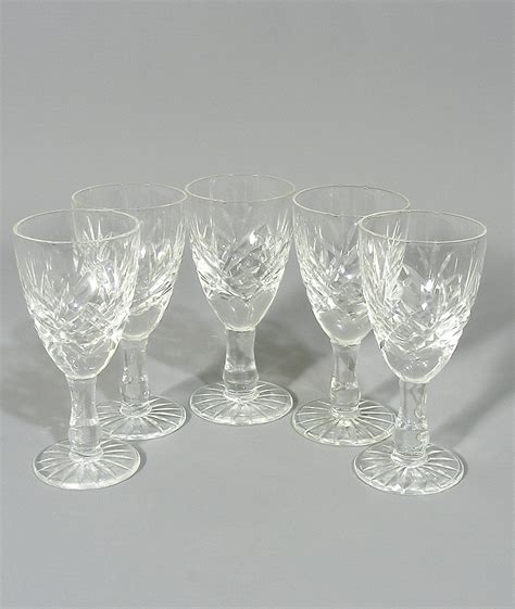 Vintage Crystal Liqueur Glasses Small Lead Crystal Glasses Etsy