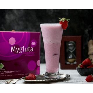 Jual Mygluta Minuman Serbuk Kolagen Glutathione Asli Original Perbox