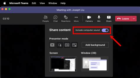 Share Presentation With Sound On Teams