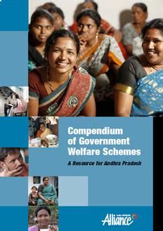 Compendium of Government Welfare Schemes: A resource for Andhra Pradesh ...