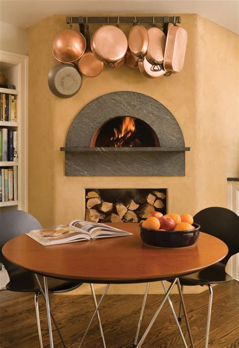 Indoor Wood Fired Pizza Ovens Eclectic Kitchen San Francisco By