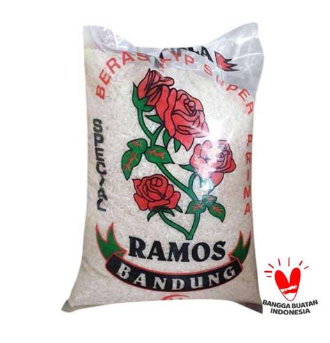 Jual Beras Ramos Bandung Semi Premium A 15kg Kemasan Repack Di Seller