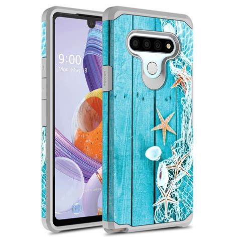 Lg G7 Thinq Casekaesar Slim Hybrid Dual Layer Shockproof Hard Cover Graphic Fashion Cute