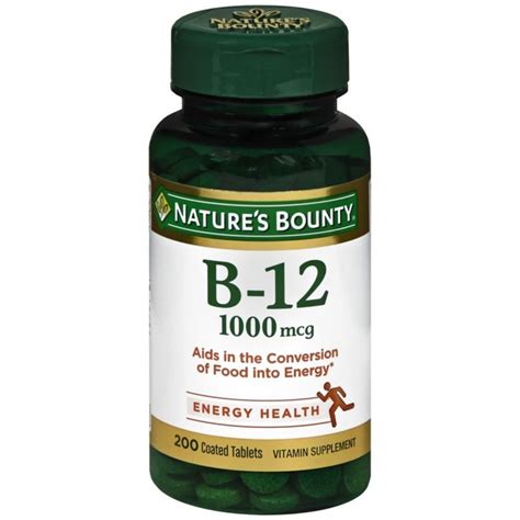 Natures Bounty B Mcg Coated Tablets Tb Medcare