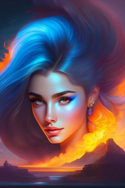 Premium AI Image Hot Girls With Hills