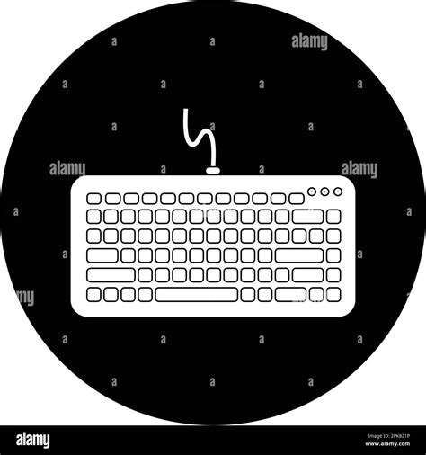 Computer Input Keyboard Button Icon. Editable Vector EPS Symbol ...