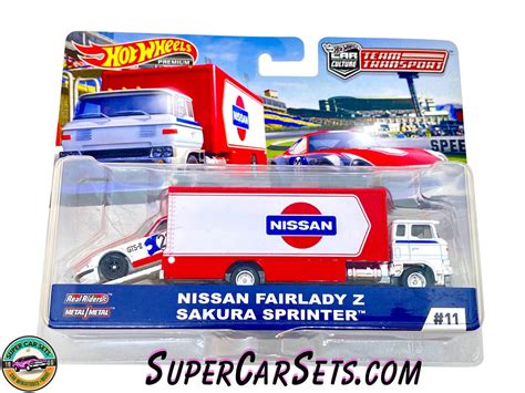 Nissan Fairlady Z Sakura Sprinter Hot Wheels Team Transport Etsy