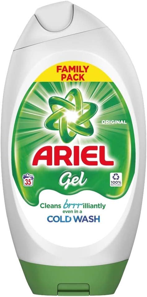 Ariel Gel Original 35 Washes 1295ml Uk Grocery