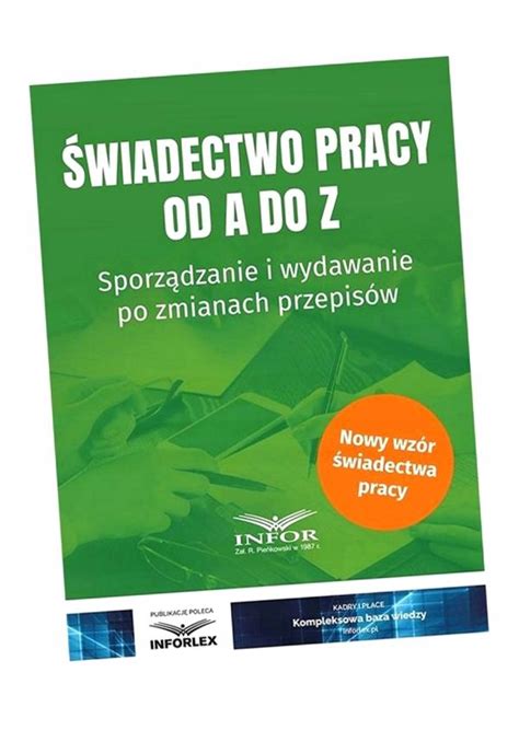 ŚWIADECTWO PRACY OD A DO Z SPORZĄDZANIE I PRACA ZBIOROWA