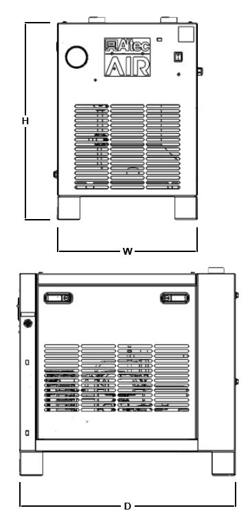 RHT Series Refrigerated Air Dryers Altec AIR