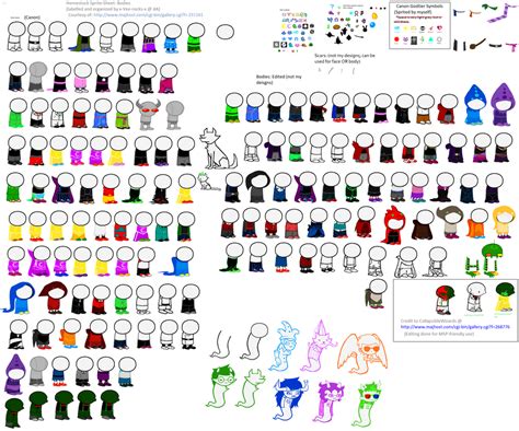 Homestuck Body Spritesheet Updated By X Vee Rocks X On Deviantart