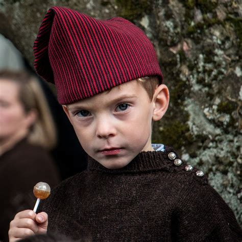 Boy In Traditional Faroese Costume Ólavsøka Tórshavn Streymoy Faroe