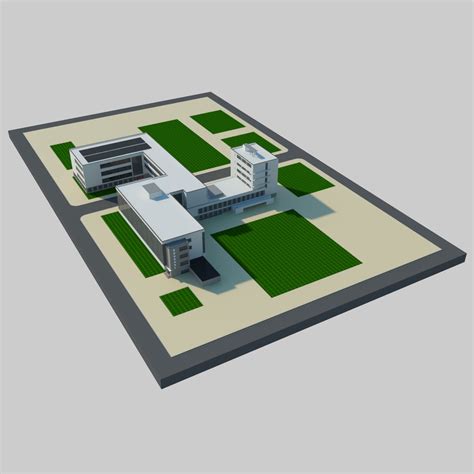 Bauhaus Dessau Modelo D Ds Max Dwg Obj Dxf Free D