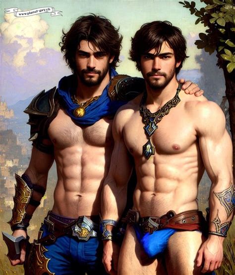 Gorgeous Men Beautiful Greek Warrior Fighting Poses Gay Comics