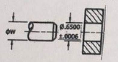 Solved Dimension Shaft W To Have A Tolerance Of And Chegg