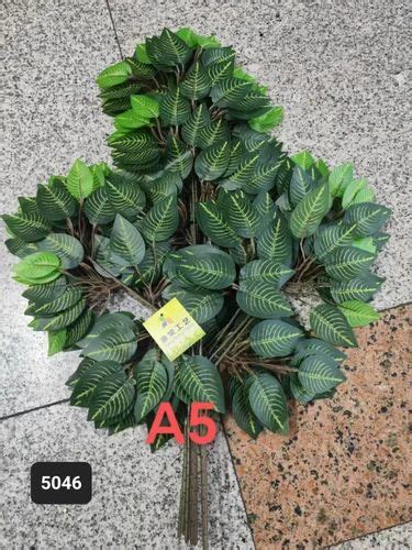 Green Plastic Artificial Ficus Leaves At Rs 140 Dozen In Thane ID