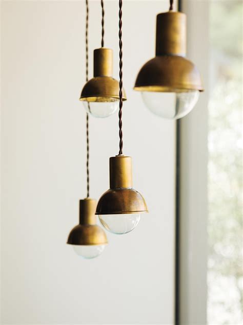 Brass Hanging Lights Small Brass Pendants Scandinavian Style Pendant Lights Nicole Hollis